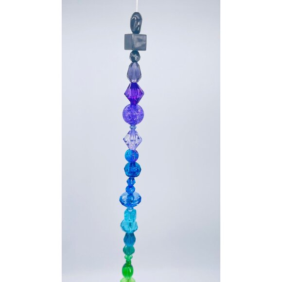 Beaded Suncatcher Rainbow Crystal Prism Hanging Decor Yard Art Tree Jewelry - Picture 8 of 10